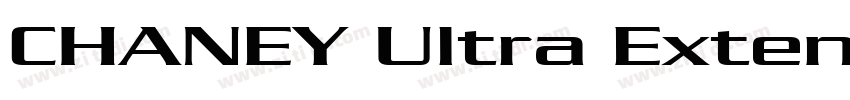 CHANEY Ultra Extende字体转换